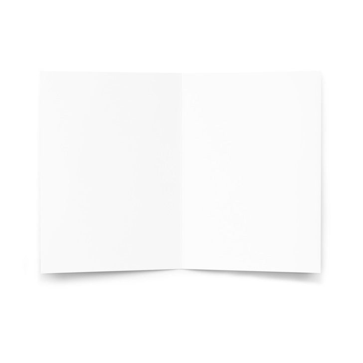 Cute embryo characters on a greeting card