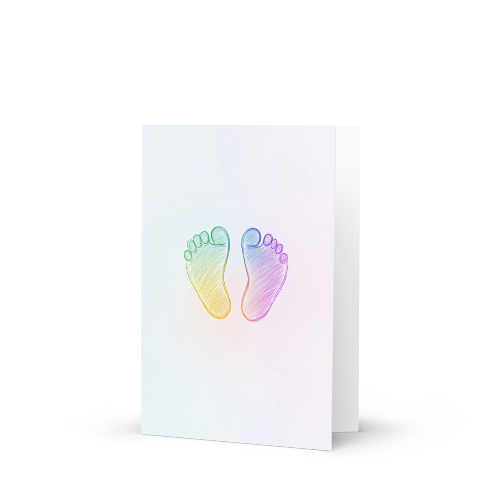 Colorful keepsake for newborn celebrations