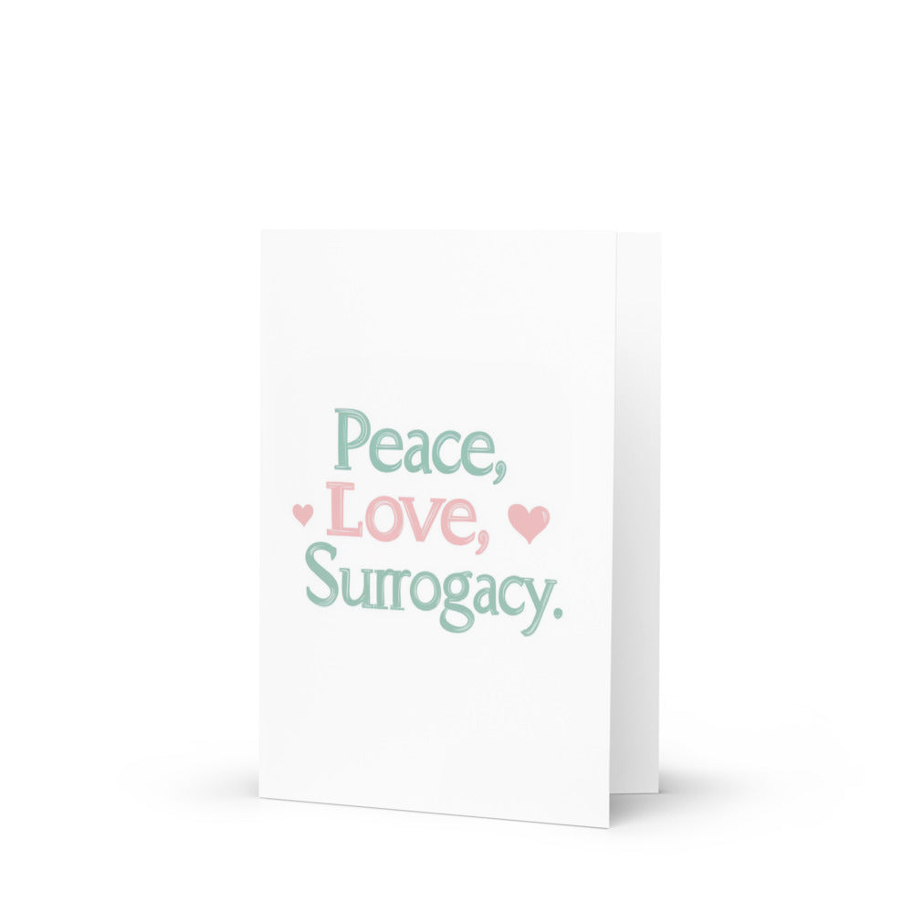 Unique greeting card for fertility journeys