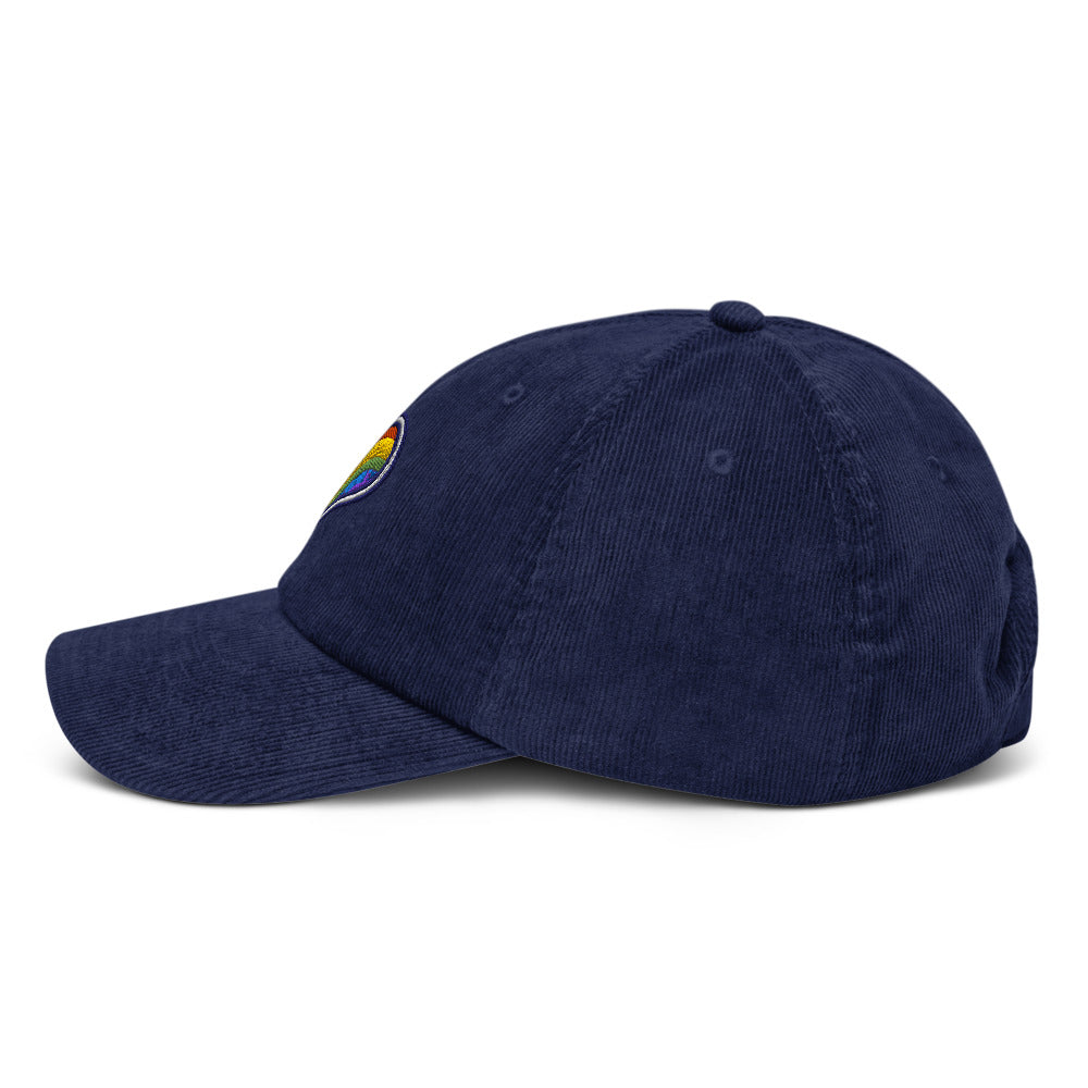 Stylish corduroy cap