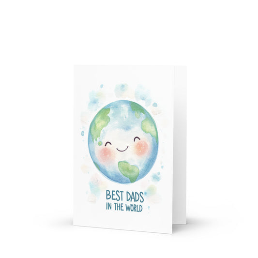 Colorful greeting card for Father's Day