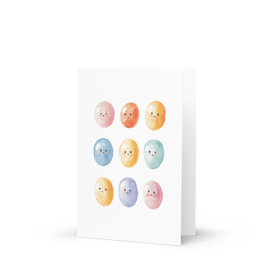 Cute embryo card for surrogacy and IVF celebration